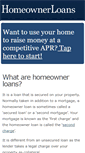 Mobile Screenshot of homeownerloans.org.uk