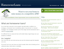 Tablet Screenshot of homeownerloans.org.uk